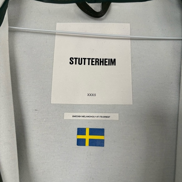 Stutterheim Rain Coat XXXS Mosebacke Original Green - Picture 7 of 16